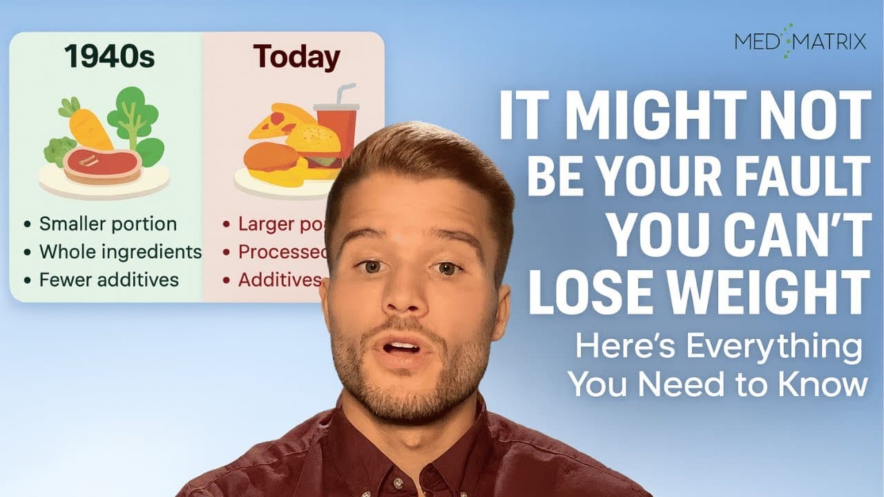 5 Hidden Reasons You Can't Lose Weight (That Your Doctor Isn't Testing For) - Med Matrix functional medicine video