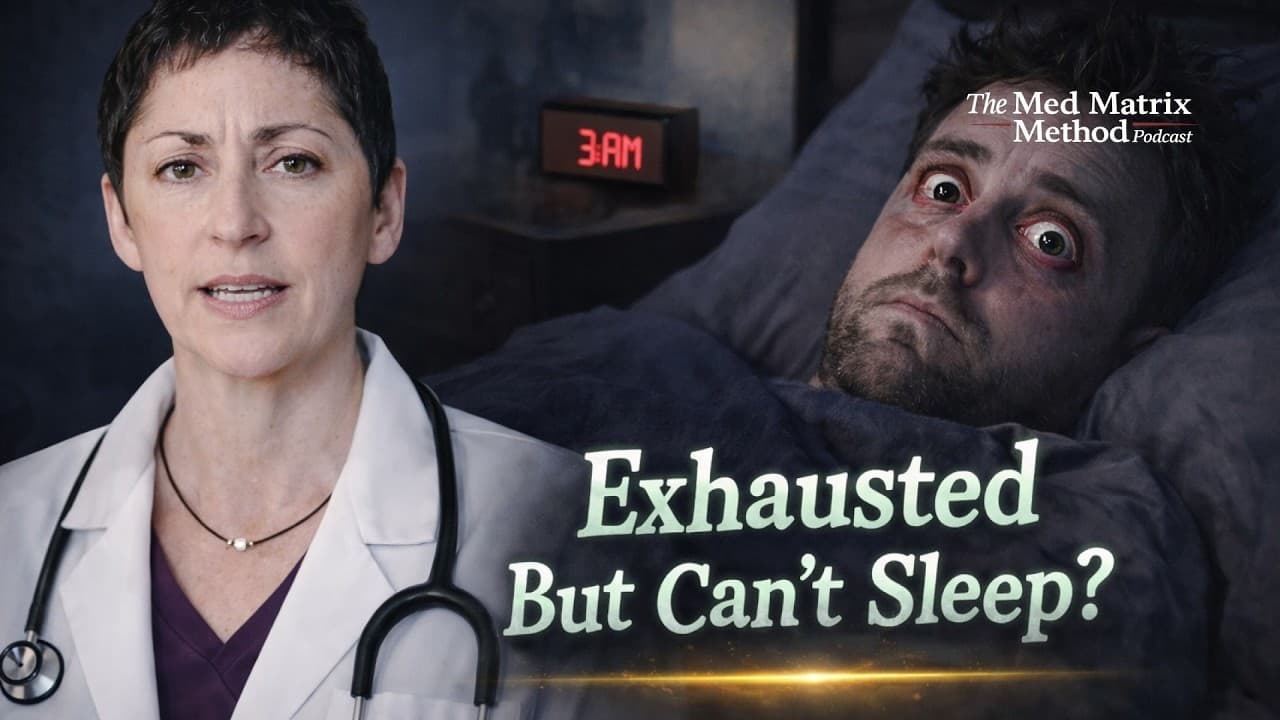 Why You Keep Waking Up at 3AM: Cortisol Dysregulation, the HPA Axis, and How to Fix It - Med Matrix functional medicine video