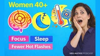 Bioidentical HRT for Women Over 40: Testosterone, the Dutch Test, and Why Mail-Order Hormones Fall Short - Med Matrix Podcast