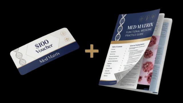 Free practice guide and $100 voucher for functional medicine consultation at Med Matrix