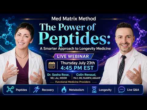 Med Matrix Podcast: Peptide Therapy Explained: A Smarter Approach to Longevity Medicine